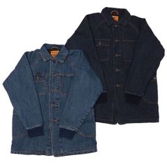 gymmaster ジムマスター G421789 中ワタカツラギハーフムーンポケットコート デニムジャケット 中綿ジャケット アウター ジャケット 防寒アイテム アウトドア