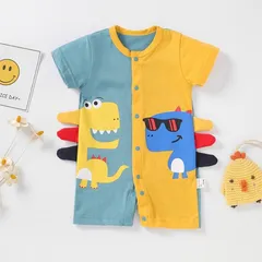 赤ちゃん服 夏 ベビー服 半袖 73サイズ カバーオール