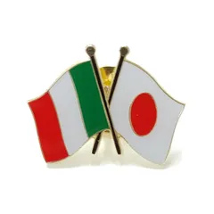 日本未発売！ミッキー型 国旗ピンバッジ「イタリア」フロリダディズニーワールド