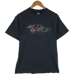 古着 00年代 ハーレーダビッドソン Harley-Davidson ファイヤーパターン モーターサイクル バイクTシャツ USA製 メンズM相当/eaa563771