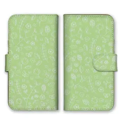 iPhone14 ケース 手帳型 アイフォン14 スマホケース 携帯ケース 北欧柄 ボタニカル柄 花柄 小花 フラワー かわいい おしゃれ 線画 手書き風 カラー07