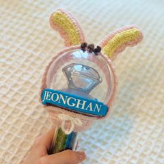 カラット棒ペンライトカバー　light stick SEVENTEEN　ジョンハン　トラム　編み物