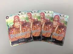 ワンピースカード レベッカ パラレル Makitoshi OP-05-091 SR 4枚まとめセット 美品 2412LO071