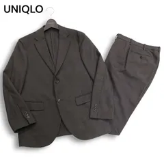 UNIQLO ユニクロ 春夏 感動ジャケット&パンツ★ ウルトラライト ウールライク セットアップ スーツ Sz.S　メンズ グレー