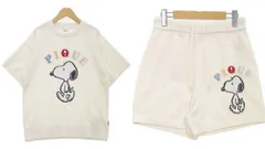 gelato pique 23SS JQD セットアップ ルームウェア パジャマ PEANUTS スヌーピー 新品同様 タグ付き ジェラートピケ 上下 IL15428■