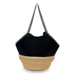 【極美品】 ステラマッカートニー　ファラベラ　かご　ラフィア　トート 極美品】 ステラマッカートニー ファラベラ かご ラフィア