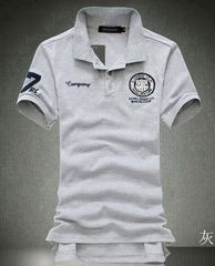 ポロシャツ メンズ 半袖 男女兼用スキッパーポロシャツ tシャツ カットソー ゴルフウェア トップス カジュアル コーデ(グレー)