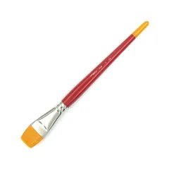 新品 artgear 画筆 アクリル画 水彩画兼用 水彩筆(レッド) (ｒH 平筆 1号)