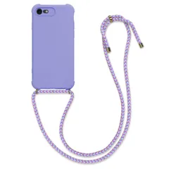 kwmobile スマホショルダー Apple iPhone SE3 / iPhone SE2 / iPhone SE (2022) / iPhone SE (2020) / iPhone 8 / iPhone 7対応 ケース - TPU カバー 肩掛け スト