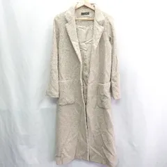 ◇ SCOTCLUB スコットクラブ ロング丈 ウール素材 アルパカ混 長袖 コート サイズ9号 ベージュ レディース E  【1407180065727】のサムネイル
