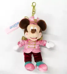 【中古】ぬいぐるみマスコット・ぬいぐるみバッジ ミッキーマウス ディズニーストア30周年記念プラッシュキーチェーン 「ディズニー」 ディズニーストア渋谷公園通り店限定