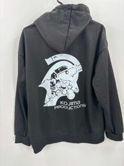 KOJIMA PRODUCTIONS ロゴプリント パーカー Lサイズ ブラック