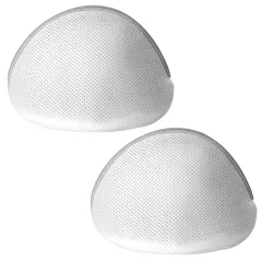 RYOHIN Lab.(良品ラボ) ランドリーネット 洗濯ネット 細目 ブラジャー 下着 型崩れ防止 細かい編目 ドラム式対応 厚め (ドーム型ブラネット2枚セット) [ドーム型ブラネット2枚セット]