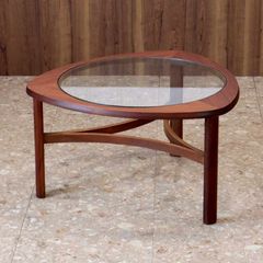 ローテーブル NATHAN ガラステーブル ヴィンテージ 木製 ローテーブル NATHAN ガラステーブル ヴィンテージ 木製 ミッド