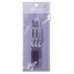 【限定】PILOT　ゲルインキボールペン　Juice　ジュース　二コラ限定コラボ　3本セット　LJU-45UFNN-3CMN