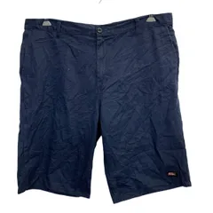 Dickies ショートパンツ W40 ネイビー ディッキーズ ジップアップ ビッグサイズ ワークパンツ ショーツ 古着卸 アメリカ仕入 2505-812