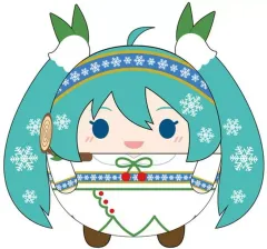 【新品】ぬいぐるみ F雪ミク(2015) ふわコロりんBIG(ぬいぐるみ) 「キャラクター・ボーカル・シリーズ 01 初音ミク」