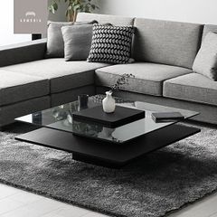 かずー様専用◎【値下げ交渉可能】ARMONIA Corte ガラスセンターテーブル アルモニア リビングインテリア 北欧 エレガント 木製