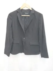 ◇ Θ UNTITLED アンタイトル 長袖 テーラード ジャケット サイズ2 ブラック系 レディース E  【1508060006974】