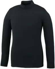 ゴーセン GOSEN テニス UNI UVカットインナーシャツ メンズ レディース インナーシャツ トップス 部活 吸汗速乾 ストレッチ ソフトテニス連盟審査 日本バドミントン協会審査合格品  FR2300 39 ブラック