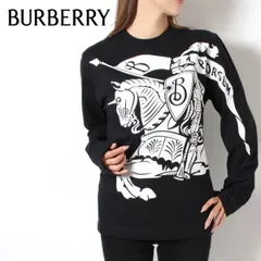 24AWモデル バーバリー BURBERRY  レディース EKD ロゴプリント 長袖Tシャツ【BLACK】 8095157  BLACK/【2024-25AW】l-topsのサムネイル
