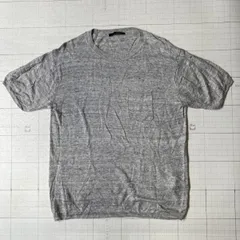 ト2509-①-5141 アーバンリサーチドアーズ　URBAN RESEARCH DOORS リネンサマーニット　杢グレー　サイズ40