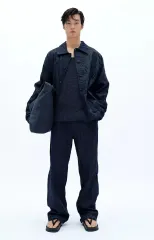 ZARA(ザラ) x Fanglu Lin リンクル デニム ジャケット