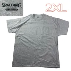 スポルディングポケット付きTシャツ2XLポケT杢グレー SWS0033のサムネイル