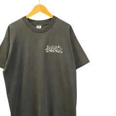 90s ビンテージ SUICIDAL TENDENCIES 両面プリント バンド Tシャツ XL ブラック フェード 90年代 USA製 アメリカ製 スーサイダルテンデンシーズ スーサイ バンT