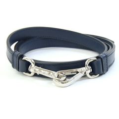  プラダ ショルダーストラップ ネイビー シルバー金具