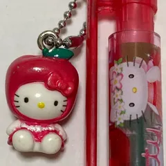 ご当地キティ　信州限定　りんご　キーホルダー　2個セット　新品 美品 2002年当時物 長野限定 信州りんご ハローキティ ご当地