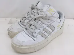 ◇ ADIDAS アディダス FORUM BONEGA W GZ4294 スニーカー シューズ サイズ23.5ｃｍ ホワイト レディース E  【1302070009587】