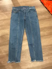 (DIESEL)おすすめ デザイン良 切替デザインデニムパンツ W82