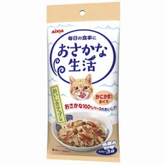 【同梱不可】【6個セット】 アイシア おさかな生活 かにかま入りまぐろ180gのサムネイル