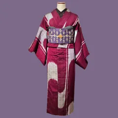 高島屋誂え　変わり壺垂れ柄　アンティーク風　ポリエステル　小紋 高島屋誂え 変わり壺垂れ柄 アンティーク風 ポリエステル 小紋