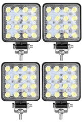 初期不良30日内保証 小型　薄型LED作業灯◇デッキライト/バックライト◇薄型12V/24V兼用48Ｗ ◇4個セット
