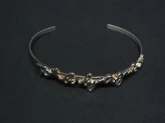 ■美品■ agnes b. アニエスベー バングル ブレスレット アクセサリー レディース シルバー系 DK3224のサムネイル