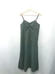 ◇ ⊇ PROPORTION BODY DRESSING キャミソール ロング ワンピース サイズM ブラック系 レディース E  【1410100068036】