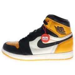 NIKE (ナイキ) AIR JORDAN 1 HIGH OG Taxi 555088-711 エアジョーダン 1 タクシー ハイカットスニーカー イエロー/ブラック US10/28.0cm