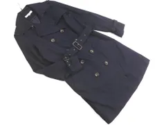 NATURAL BEAUTY BASIC ナチュラルビューティーベーシック トレンチ コート sizeM/紺 ■◇ レディース