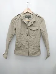 ◇ BODY DRESSING Deluxe ボディードレッシングデラックス 中綿 ミリタリー 長袖 ジャケット サイズ7 カーキ レディース P  【1404040016059】