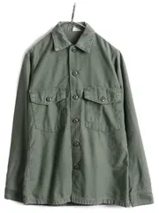 【お得なクーポン配布中!】 60s ビンテージ 米軍実物 USARMY ユーティリティシャツ コットンサテン