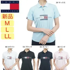 【新品・未使用】M・L・LLサイズ トミーヒルフィガー ゴルフウェア ゴルフシャツ 半袖ポロシャツ THLA314 フロントフラッグプリントポロシャツ レディース 吸水速乾 大きいサイズ 抗菌 防臭 UV TOMMY HILFIGER