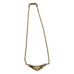 GIVENCHY (ジバンシィ) ⑤ OLD モチーフトップ ロープチェーン ネックレス レディース ゴールド ー