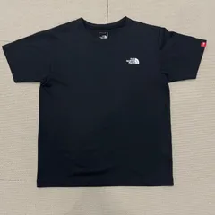★ THE NORTH FACE  ザノースフェイス 半袖 ブラック Tシャツ S相当 NT32158 メンズ レディース ユニセックス 男女兼用 バックプリント