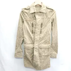 ◇ ⊇ MOUSSY マウジー 裏地なし 長袖 ジャケット サイズ1 ベージュ系 レディース E  【1501230047425】