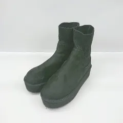 ■ ⊇ JaVa ジャバ リブ ショートブーツ ショートブーツ サイズ表記なし ブラック レディース E  【1503060023822】