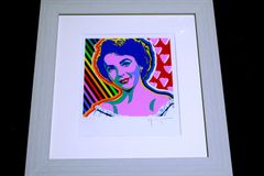 ヒロ・ヤマガタ】 セーヌ川にて シルクスクリーン 山形博導 大判：額装