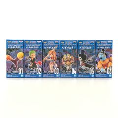 ●BANDAI SPIRITS 피규어 전 6종 세트 [원피스] 월드 콜렉터블 피규어-WT100 기념 오다 에이이치로 신작 대해적 백경 1- 미개봉품