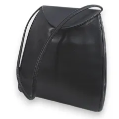 Sybilla　がま口　ハンドバッグ　ワンショルダー　ブラック　レザー 極美品】Sybilla シビラ ハンドバッグ ワンショルダー がま口 レザー